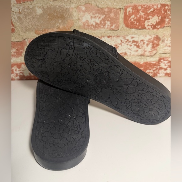 Versace Black and Gold Slides - Picture 3 of 4